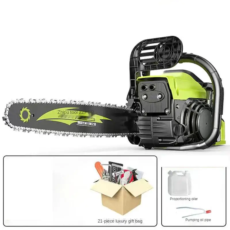 78 deepening cylinder Chain saw logging saw gasoline saw small hand-held chainsaw home original high-power logging machine enlarge