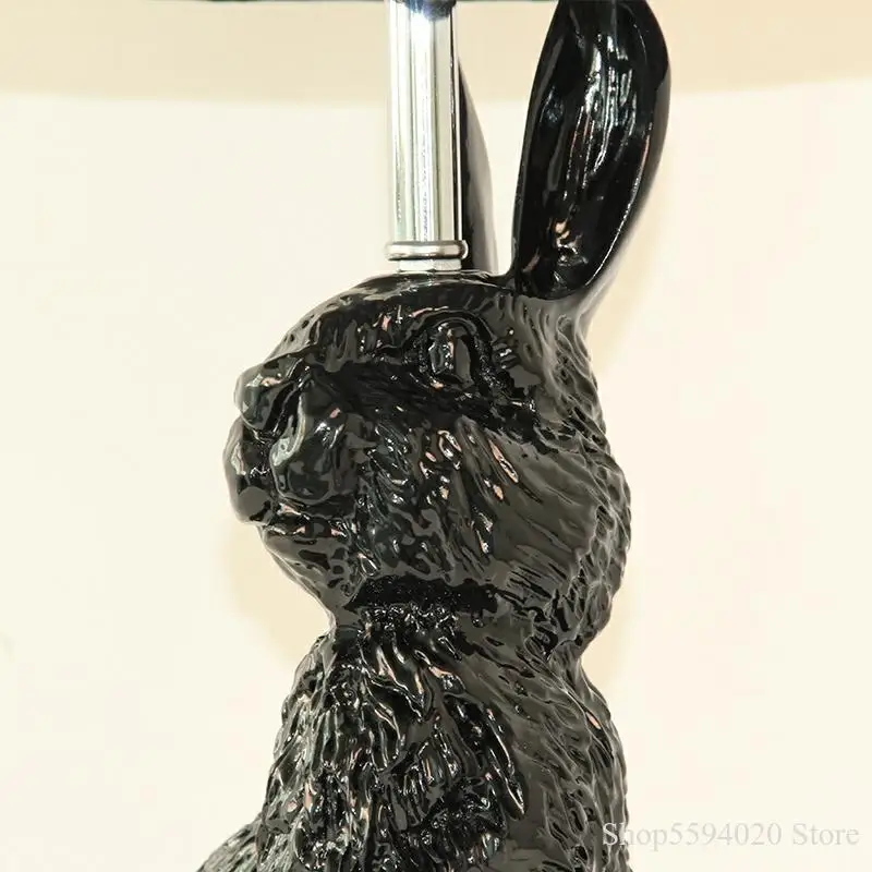 Современная настольная лампа в форме кролика для гостиной спальни отеля кроме