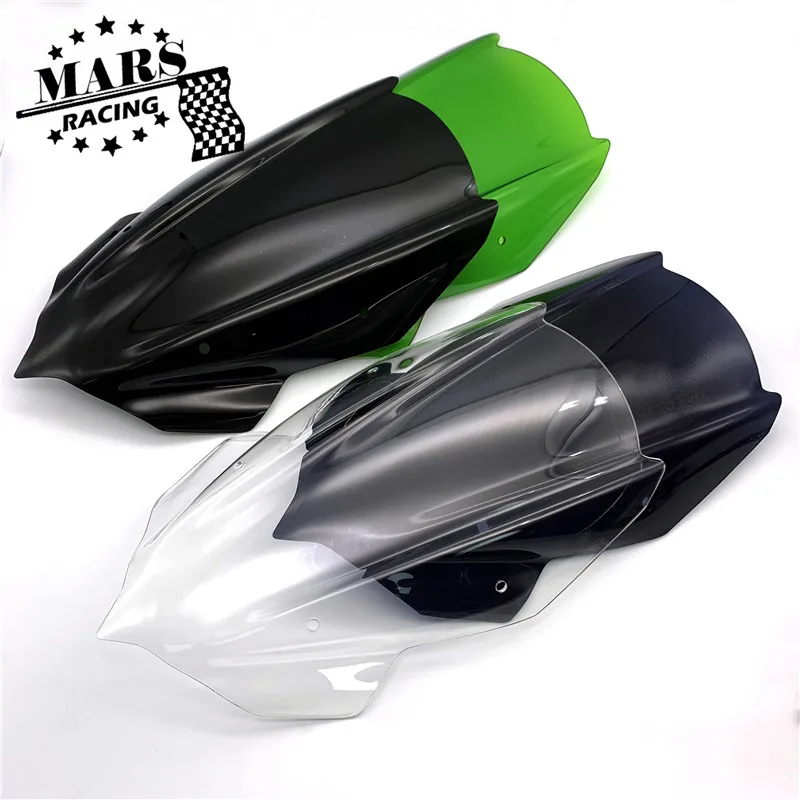 Для KAWASAKI Z250 Z400 Z-250 Z-400 Z 250 Z 400 двойной пузырь мотоцикл спортивный лобовое стекло ветровой щиток козырек Viser