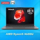 Ноутбук Lenovo Xiaoxin Air, 14 дюймов, AMD Ryzen5 4600U 16 Гб ОЗУ 512 ГБ SSD Bluetooth WiFi Windows 10 Pro, ультратонкий ноутбук