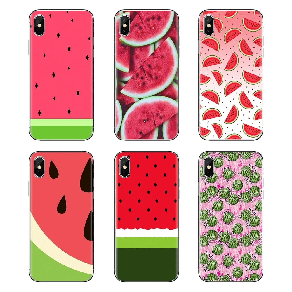 Cartoon Watermelon Fruit Summer TPU Case Covers For Sony Xperia Z Z1 Z2 Z3 Z5 compact M2 M4 M5 E3 T3 XA Aqua LG G4 G5 G3 G2 Mini |