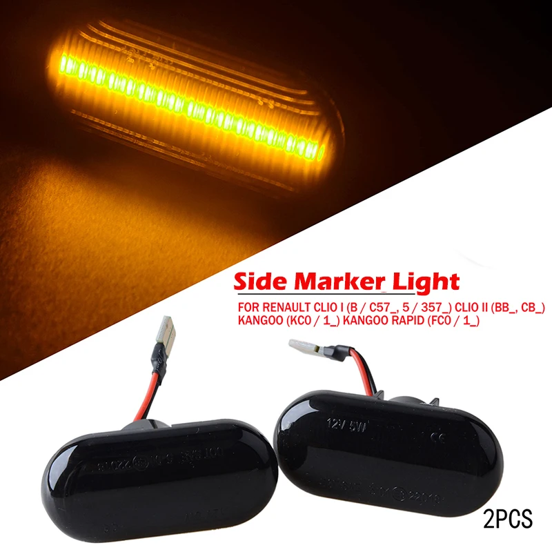 

Side Marker Lamp Car Fender Turn Signal Light Fit For Nissan INTERSTAR Bus X70 Opel MOVANO J9 F9 H9 Renault CLIO I MEGANE TWINGO