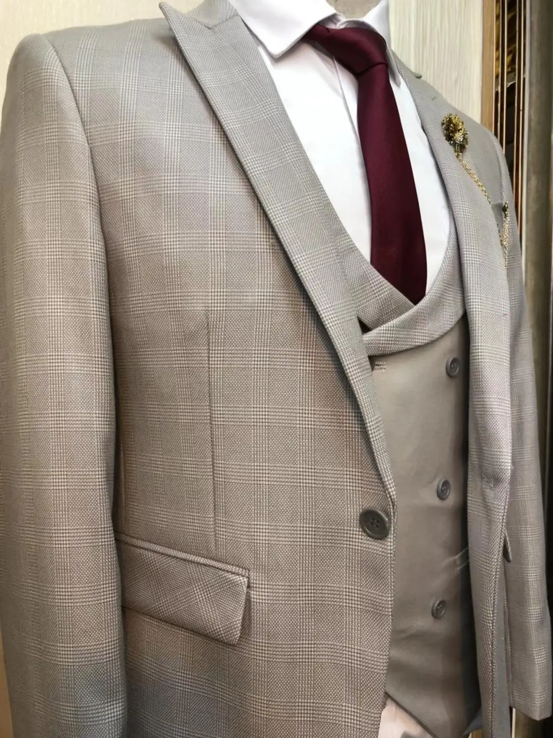 Мужские смокинговые костюмы 2019 свадебные для мужчин мужские terno slin с брюками 3