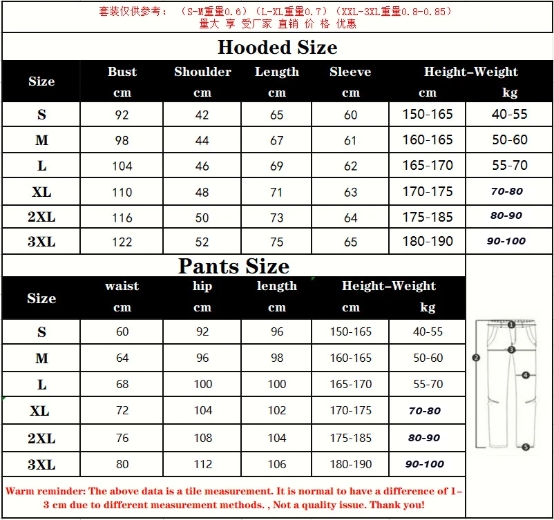 

New Fashion Mens Clothing Pullovers Sweater Cotton Men Tracksuits Hoodie Two Pieces + Pants Sports Shirts Fall Winter Track suit