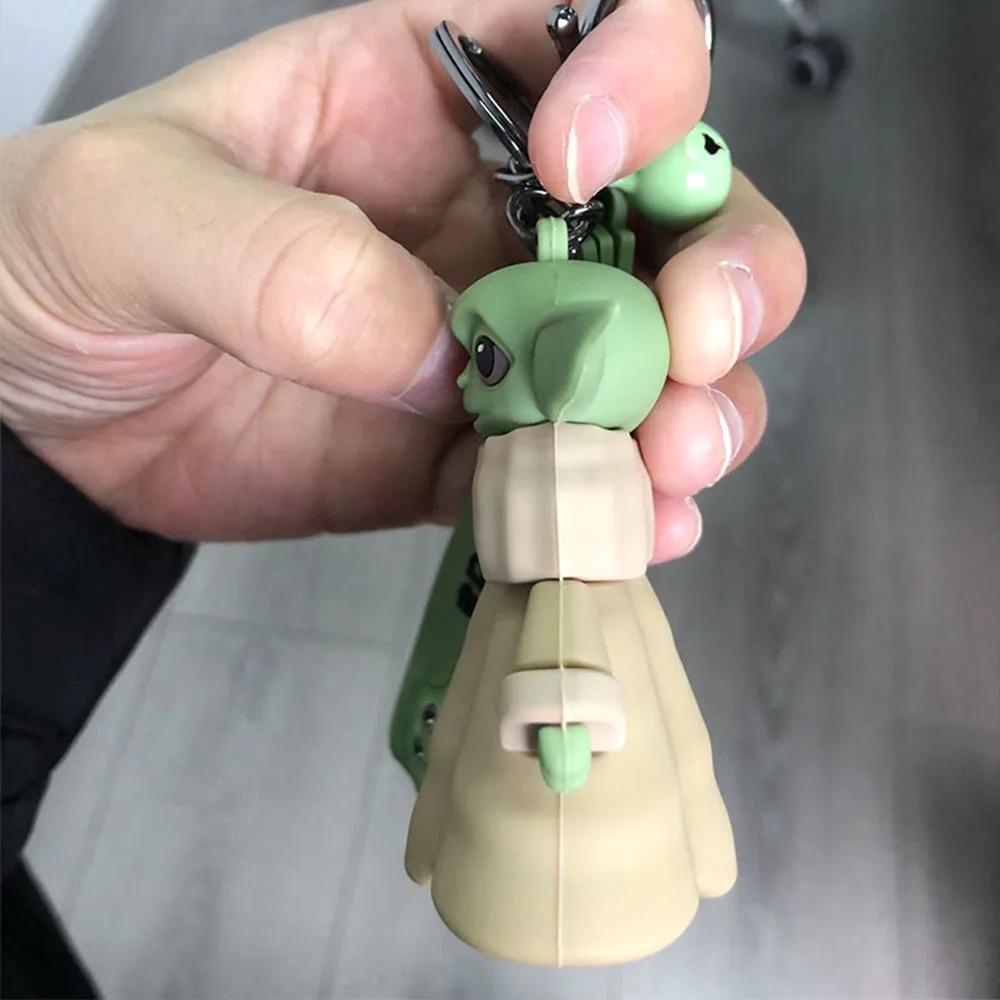 Дропшиппинг Disney Baby брелок в виде Йоды кольцо мультфильм мандалорец фигурка