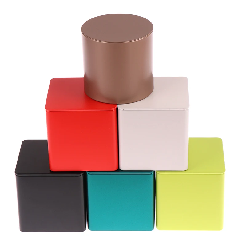 

85mm Tin Storage Metal Box Iron Pot Sealed Pot For Tea Candy Storage Container