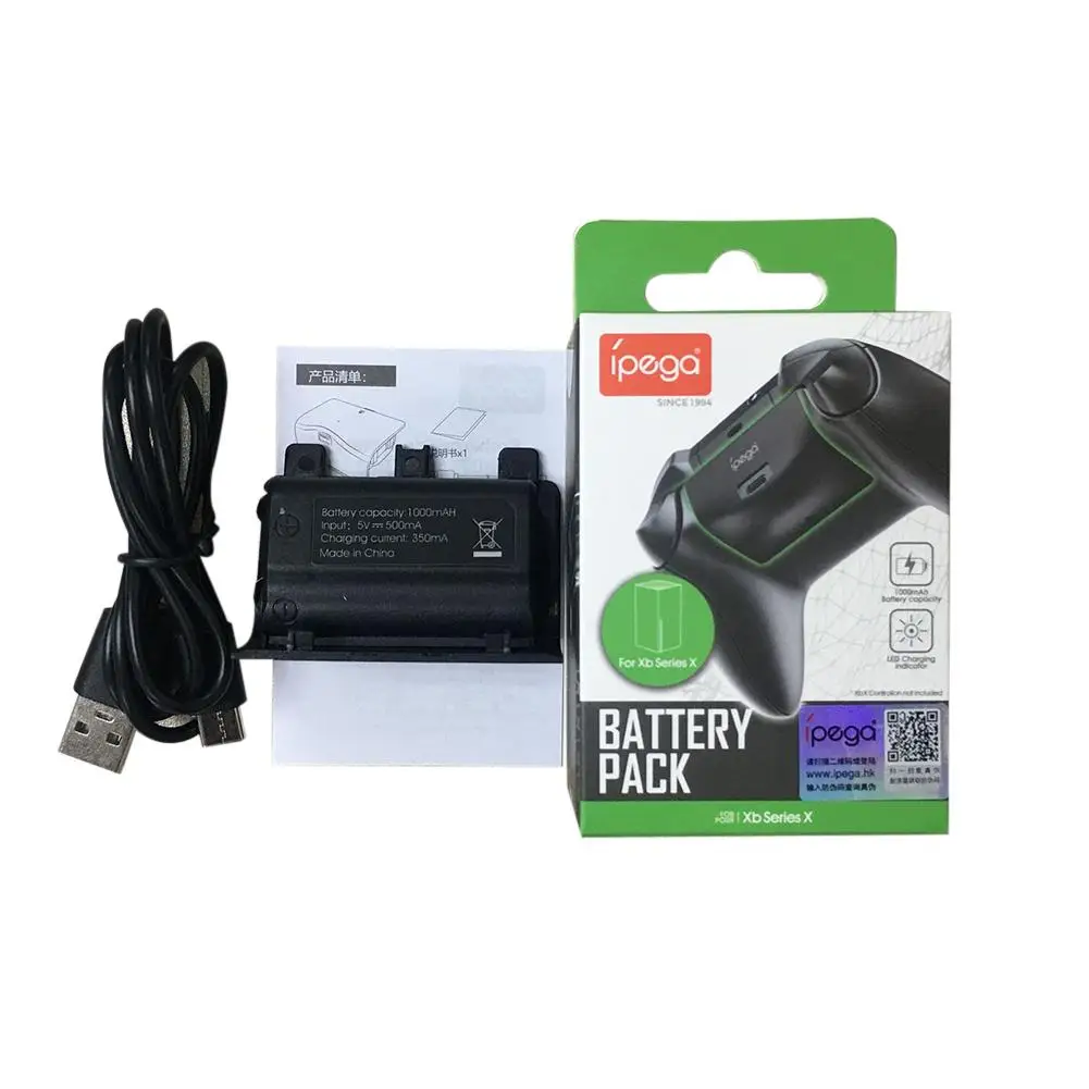 

For Xbox Series X/s Wireless Games Controller Gamepad Rechargeable Battery 1000mAh + Charging Cable Gaming Accessories
