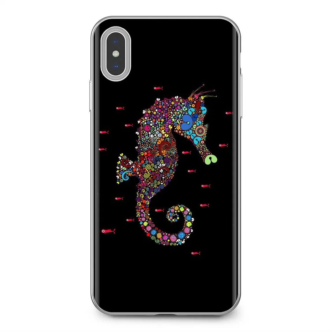 Мягкий кожаный чехол с постером морского конька для Xiaomi Mi A1 A2 A3 5X 6X 8 9 9t Lite SE Pro Max Mix 1