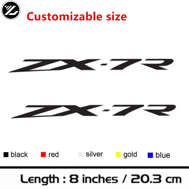 

Motorcycle sticker moto gp body model sticker helmet wind sticker personality Fuel tank sticker for Kawasaki ZZX-7R ZX 7R
