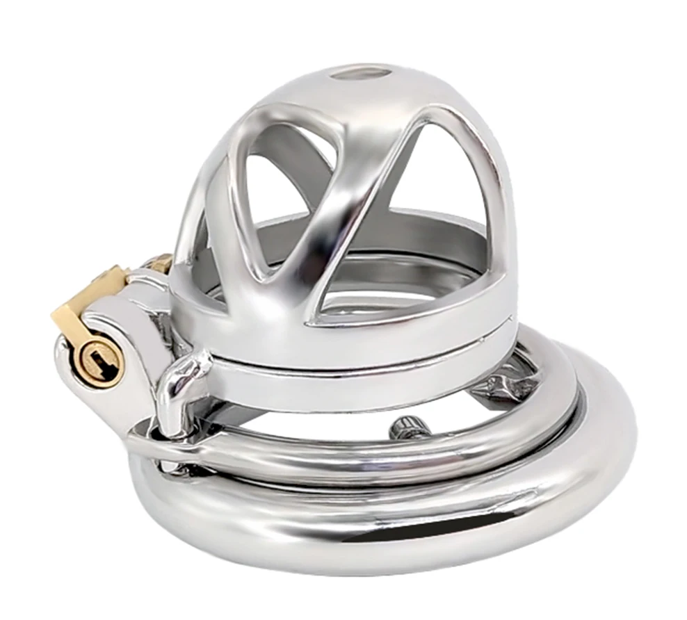 Устройство верности FAAK для мужчин клетка пениса из нержавеющей стали с кольцом