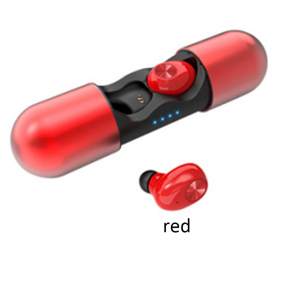 Bluetooth гарнитура V8 TWS с зарядным устройством без задержки HD бинауральный вызов