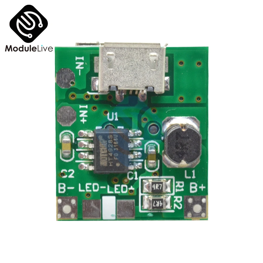 Повышающий Модуль питания постоянного тока 5 В защитная плата для зарядки