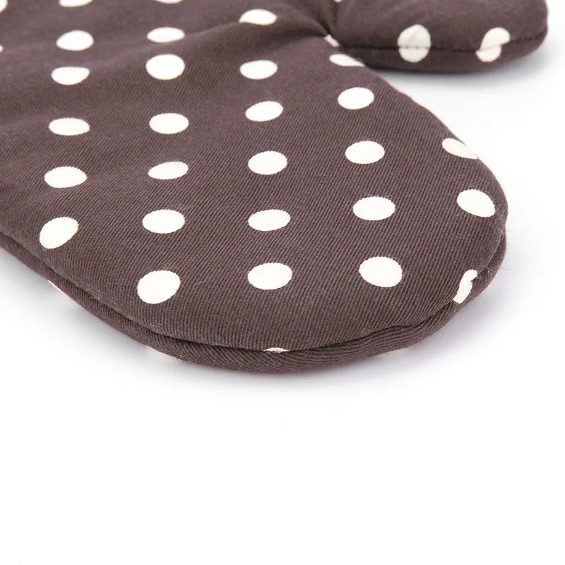 1 шт. милые Нескользящие хлопковые конфетные цвета модные кухонные перчатки для