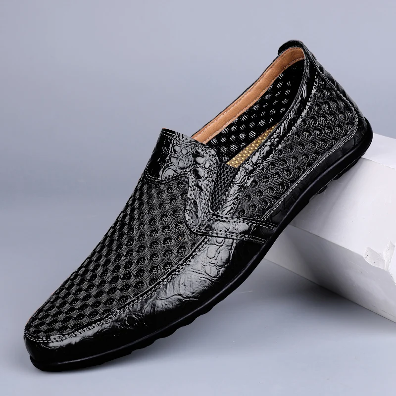 

2021 Leather Men's Sneakers Slip-On Mens Casual Shoes Outdoor Canvas Shoes Male Handmade Leisure Shoes Man Bottom Shoes