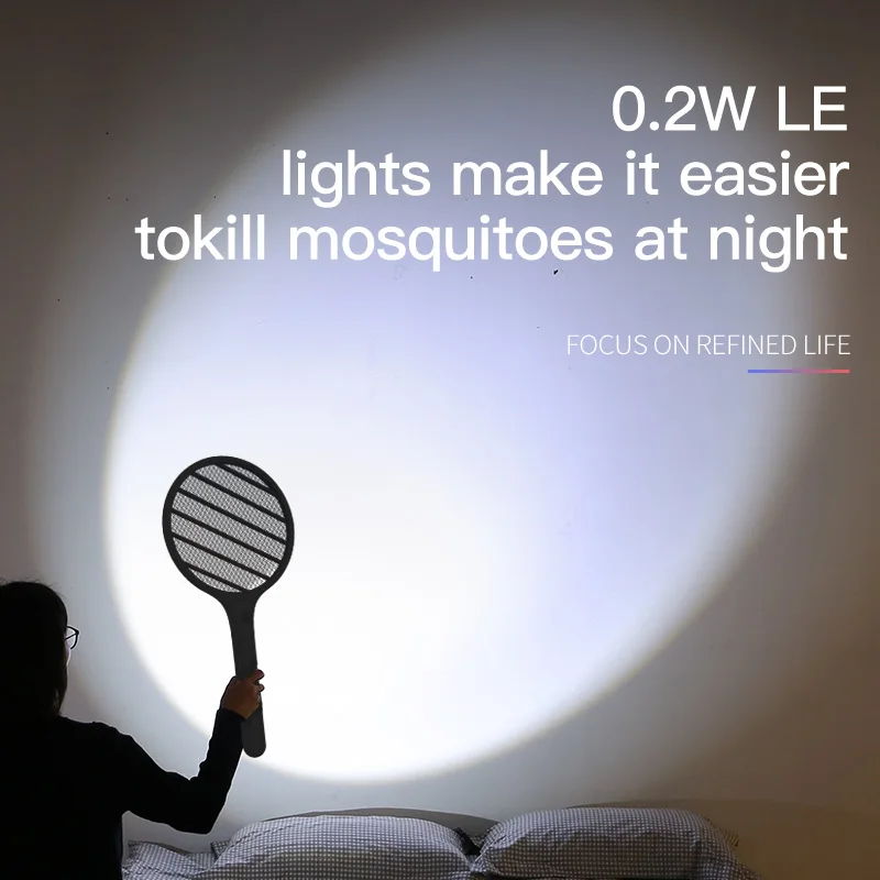 

YAGE Electric Fly Mosquito Racket Bug Zapper Racket Insects Killer Home Bug Zappers USB Rechargeable