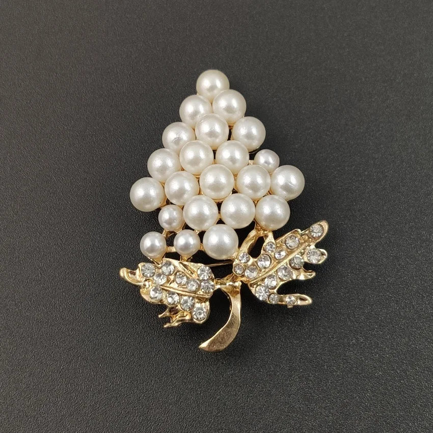 Opal Crystal Grapes Brooches For Women Fashion Pin Pins Elegant Rhinestone Brooch Jewelry Luxury Accessories 2021 | Украшения и