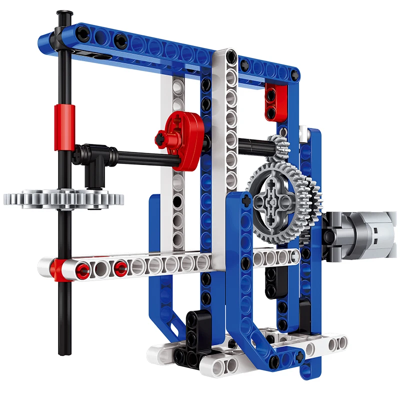 

2 IN 1 Action Series Sewing machine Transformation Creative building blocks Technic with Figure set assembly Educational toy