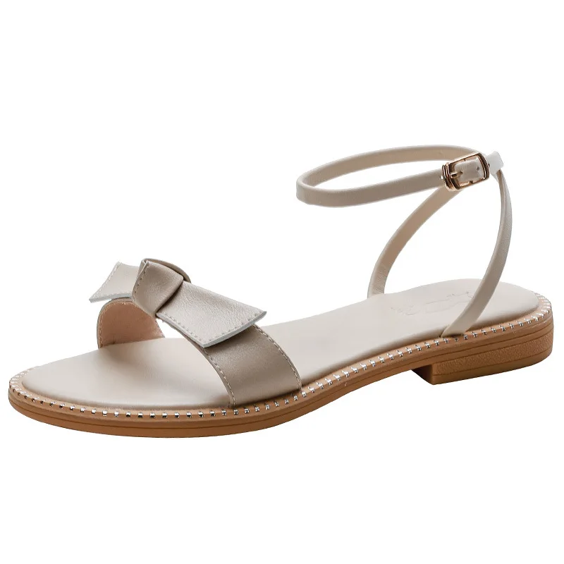 

2021 Sandals Shoes Women Summer Wedges Solid Ladies Outdoor Beach Chunky Shoes Female Chunky Woman Sandalias Mujer