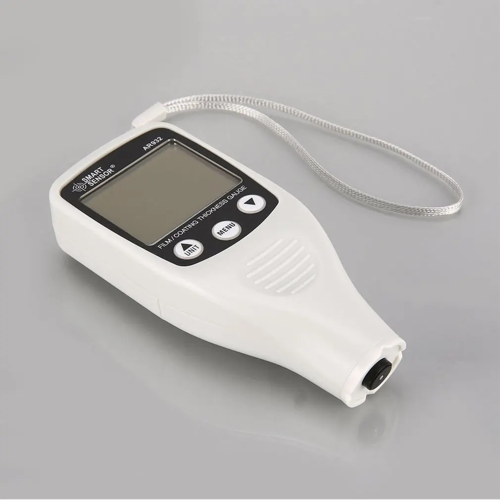 

Цифровой мини-толщиномер для покрытия пленки железа автомобильный Измеритель для покраски тестер ручное тестирование AR932 0-1700 мкм