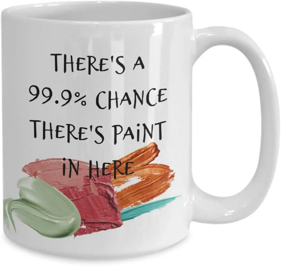 Забавная краска здесь подарок для женщин и мужчин кофейная кружка кружки | Дом