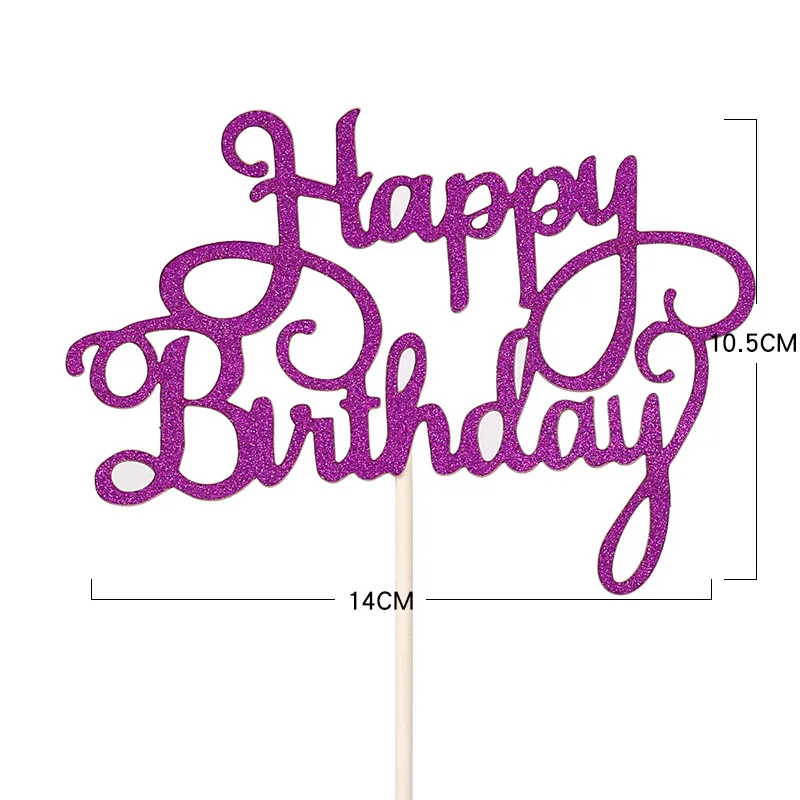 10/1 шт. торт Топпер для торта С Днем Рождения девочки на день рождения десертный