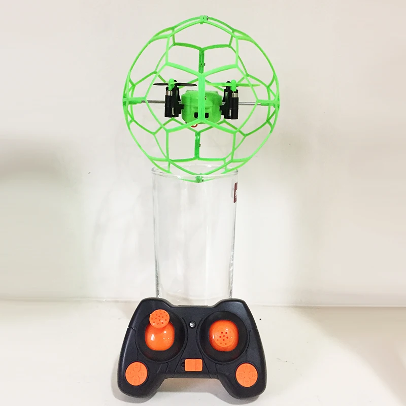 Мини-Дрон шаровидным 3D флип RC мяч RC дроны защитной оболочки 2,4 ГГц Rc Квадрокоптер с режимом headless игрушки с дистанционным управлением Защитная крышка