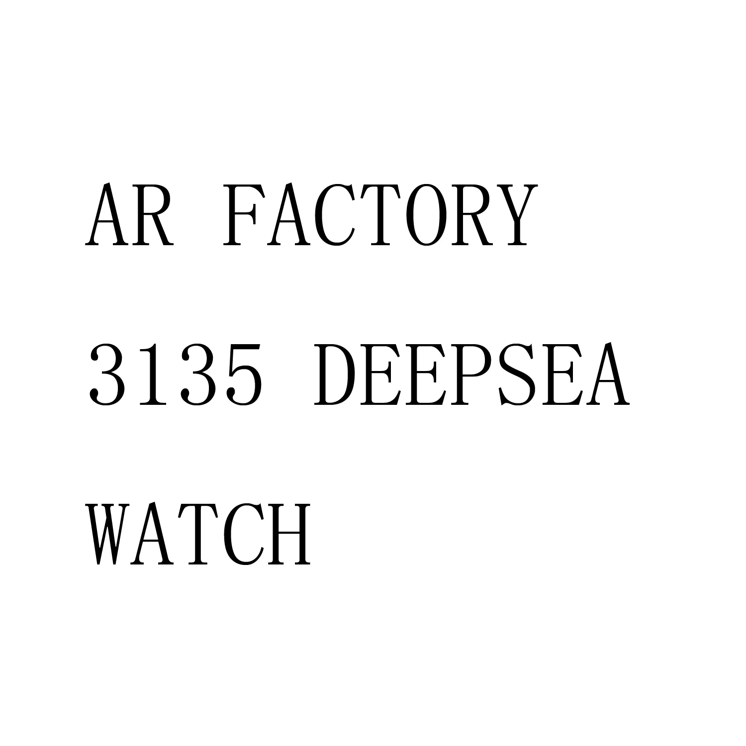 

FOR 3135 AR WATCH