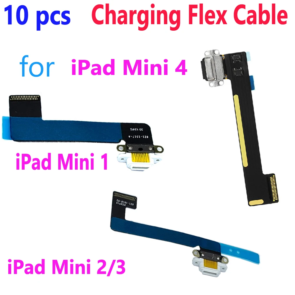 10 шт. гибкий кабель для зарядки iPad Mini 1 2 3 4 5 порт зарядного устройства USB ленточный