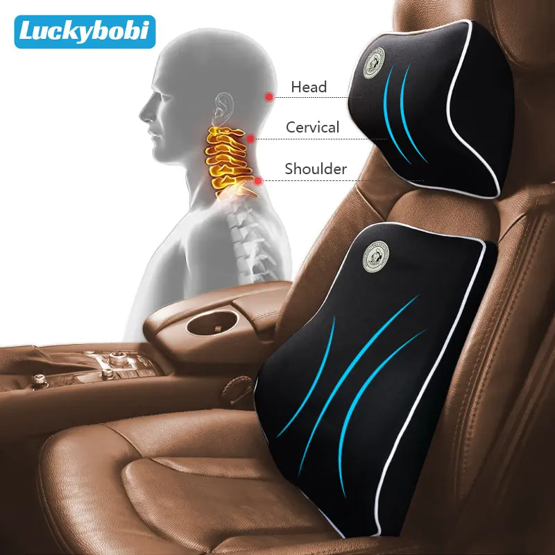 Автомобильная дорожная подушка для шеи подголовник из пены с эффектом памяти