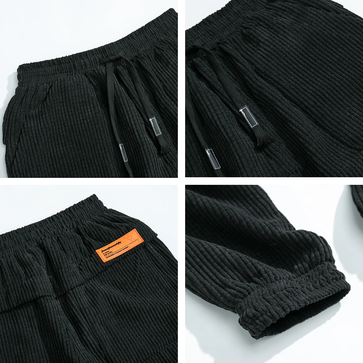 

Fall/winter plus velvet pants, corduroy trousers, men's trousers, thick loose casual trousers, small feet trousers