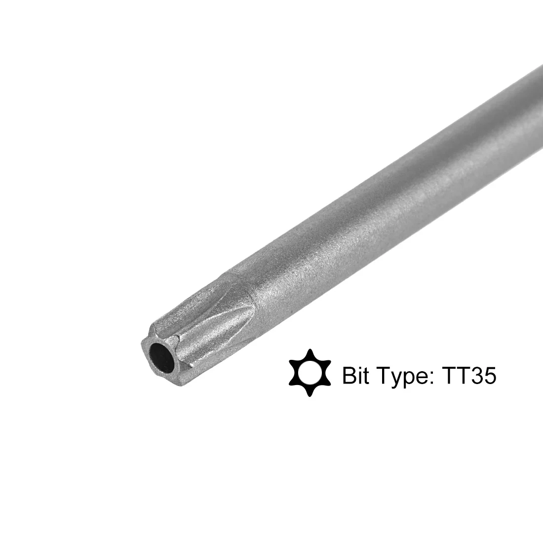 

uxcell Torx Screwdriver Bits 1/4-Inch Hex Shank 150mm Length TT35 Magnetic Security Star Screw Driver S2 Bit