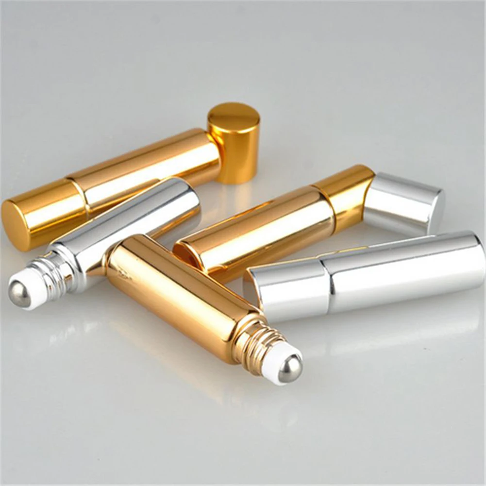 Mini Refillable Empty Makeup Glass Bottle With Eye Dropper Portable Glass Cosmetic Bottle Empty Essential Oil Storage Container