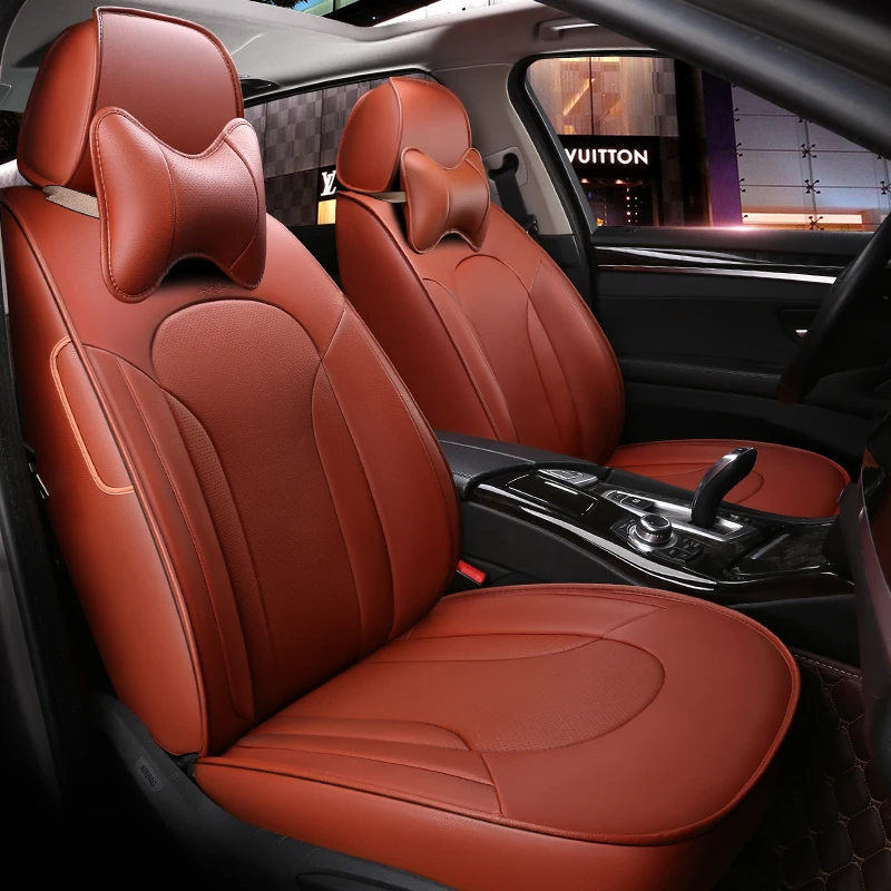 Кожаные чехлы на сиденья для Audi A6L Q3 Q5 Q7 S4 A5 A1 A3 A4 B6 b8 B7 A6 c5|leather car seat cover|car coverseat cover |