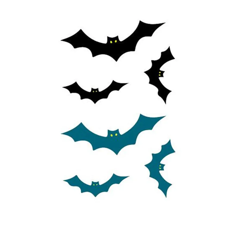 Временная тату-наклейка Летучая мышь с героями мультфильмов водонепроницаемая