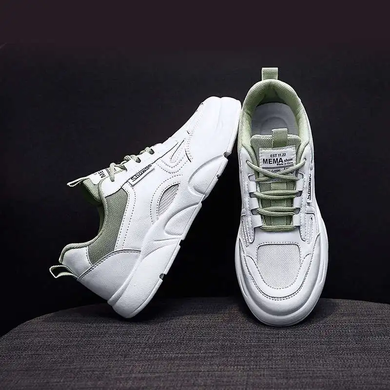 

Canvas Green Sneakers Shock Absorbing Sport Sneakers Woman Good Quality Running Shoes Woman Sneakers Woman Sports Deals Tennis