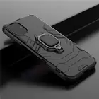 100 шт.лот автомобильный чехол с кольцом-держателем для iPhone 11  11 Pro  11 Pro Max гибридный 2 в 1 бронированный противоударный чехол