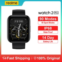 realme watch 2 pro smart watch ip68 water proof resistant 90 sport modes 390 mah 14 day battery life color display smartwatch
