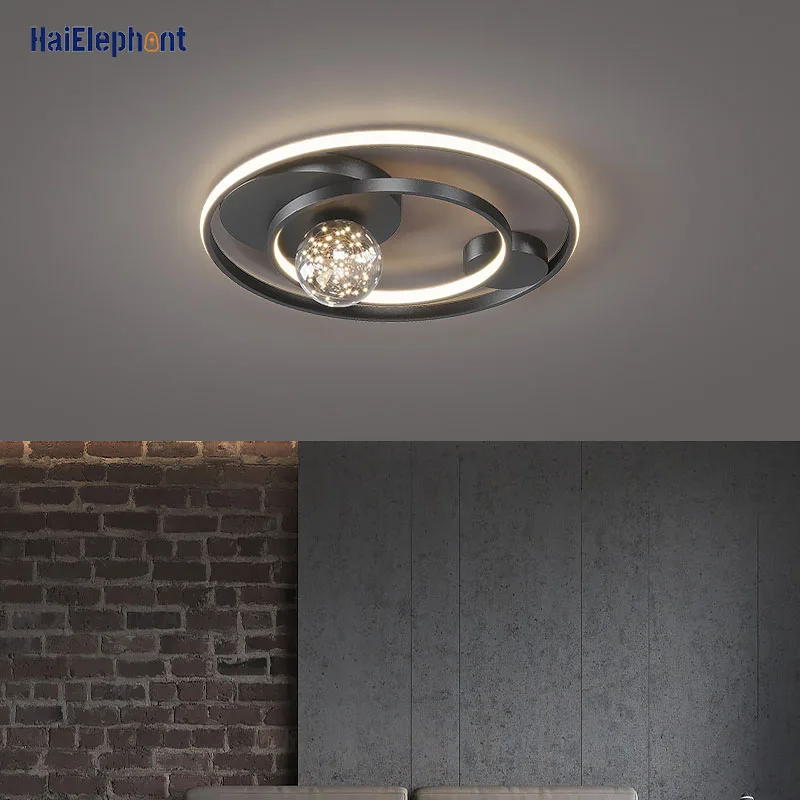 $32.77 220V Nordic Rings Gypsophila Chandelier Lights For Living Room Bedroom Study Home Modern Ceiling Mounted Lighting Indoor Lamps