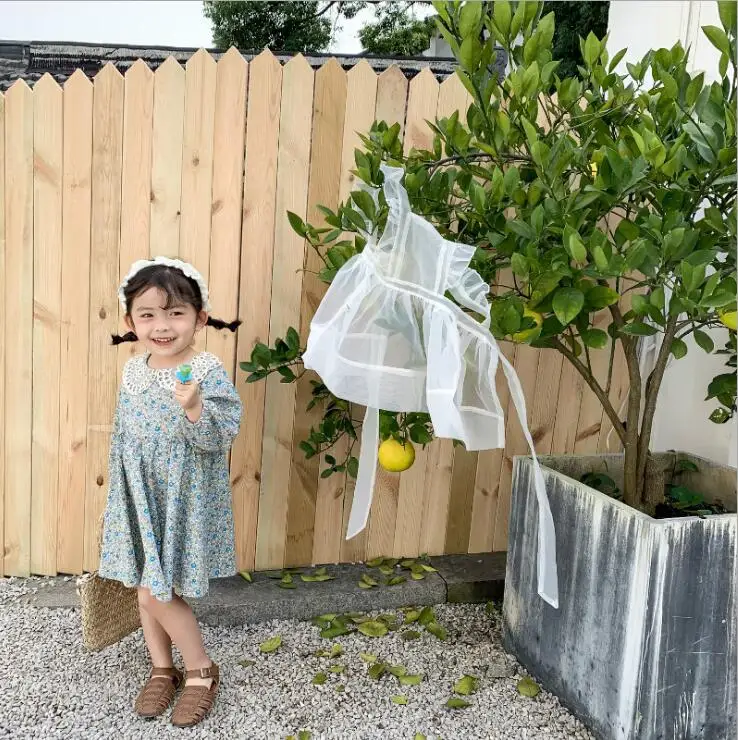 2020 весенние Хлопковые Платья принцессы с принтом для девочек милое детское