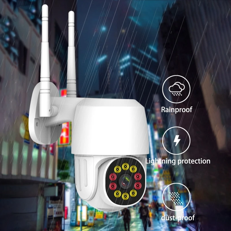 

2021 New 1080P Surveillance Motion Detection Waterproof Full Color Night Vision Camera