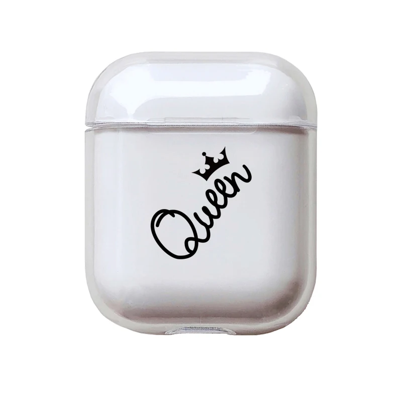 I200624 Мягкий силиконовый роскошный чехол Air Pods для Apple airpods чехол Милые простые линии прозрачный чехол Airpods в наушниках аксессуары - Цвет: I200624