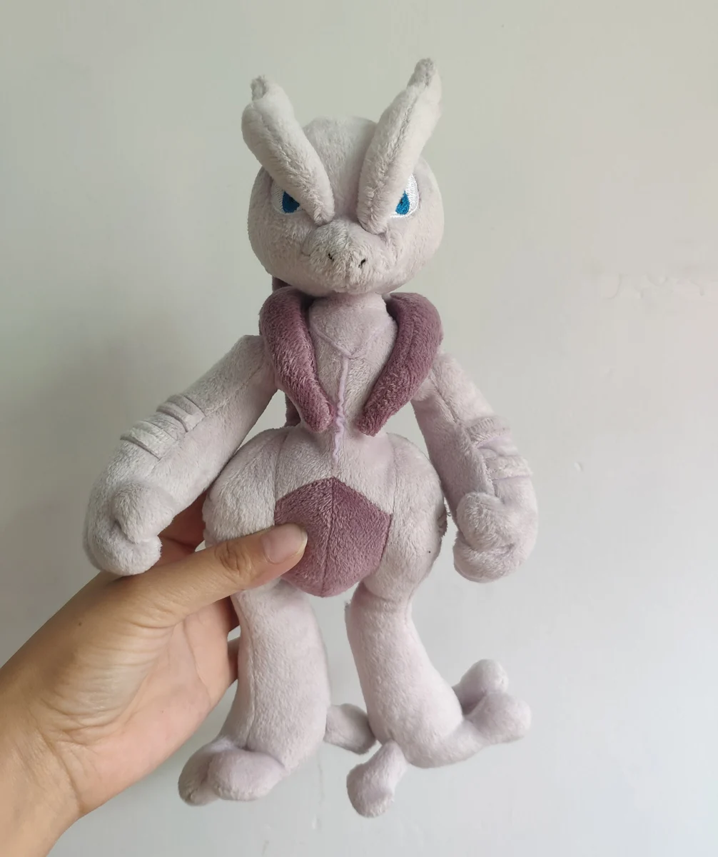 Pokemon-mu&ntilde;eco de peluche Original Mewtwo, 25CM, nuevo-0
