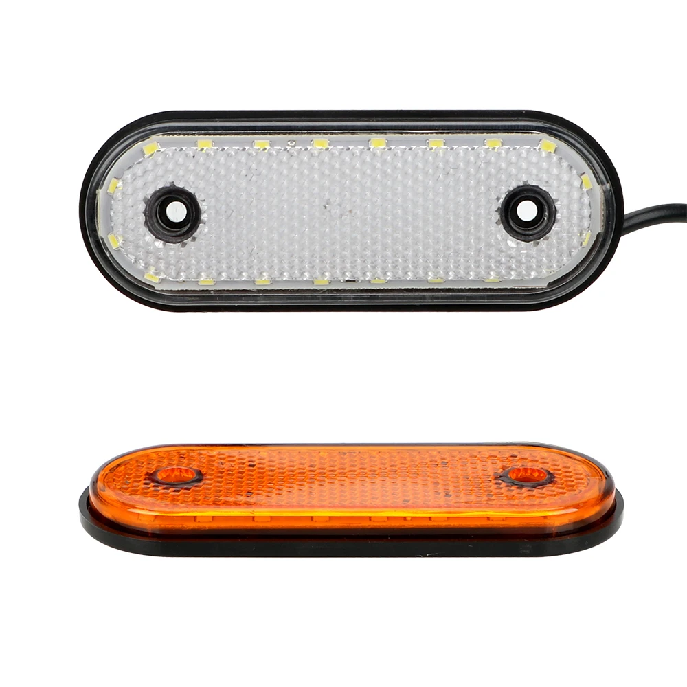 Красный желтый белый габаритный фонарь 20 светодиодный сигнальный автомобильный