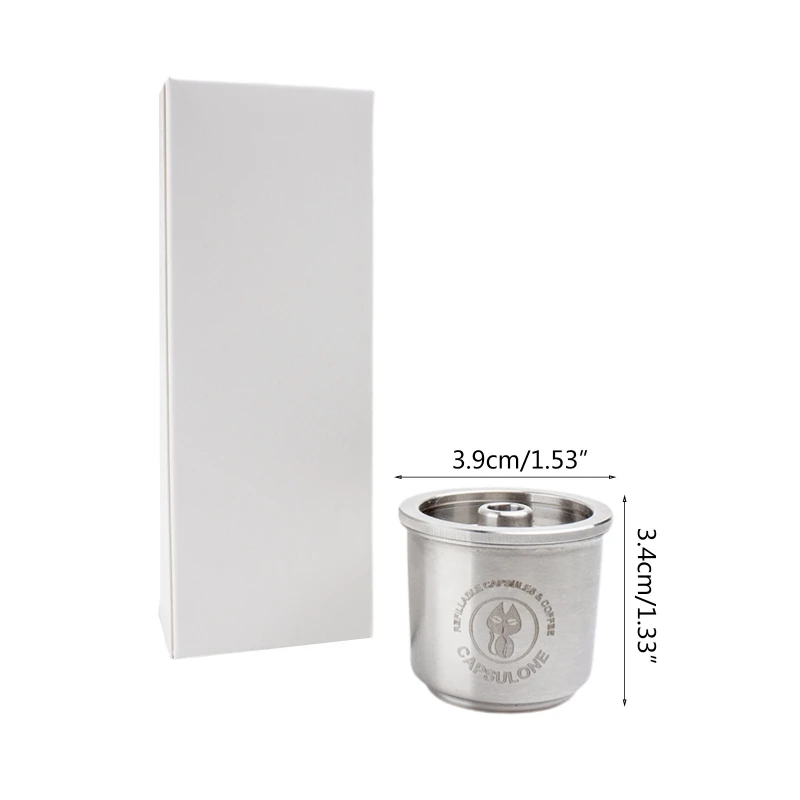 Многоразовая кофейная подставка из нержавеющей стали для кофе illy экологически