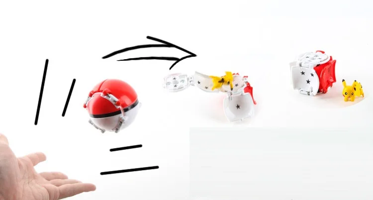 Poke Ball аниме игрушки Touch can флип и взрыв покемон куклы карманные монстры покемон косплей реквизит содержит Аниме Кукла