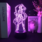 Популярный Ночной светильник Genshin аниме тартаглия лампа Arataki Мотт Декор для комнаты детская Подарочная основа и акриловая доска продаются отдельно