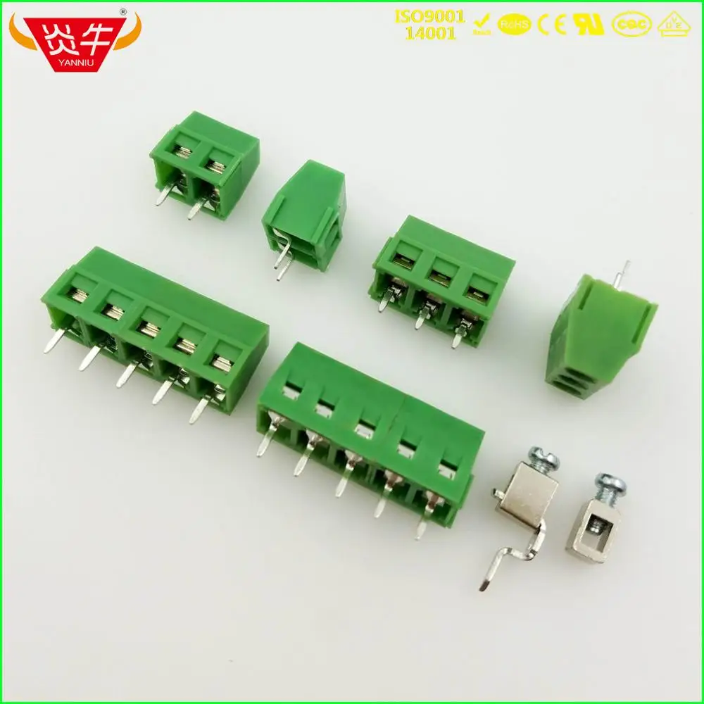 KF127 5,08 2P 3P PCB универсальные Винтовые клеммные блоки DG127 5,08 мм 2PIN 3PIN MKDSN 1,5/2-5,08-1729128 PHOENIX свяжитесь с DEGSON