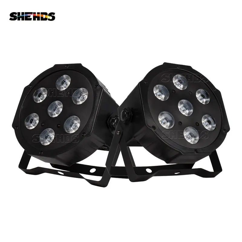 Лидер продаж плоский светодиодный светильник SHEHDS 7x18 Вт/7x12 Вт RGBWA + UV/RGBW для
