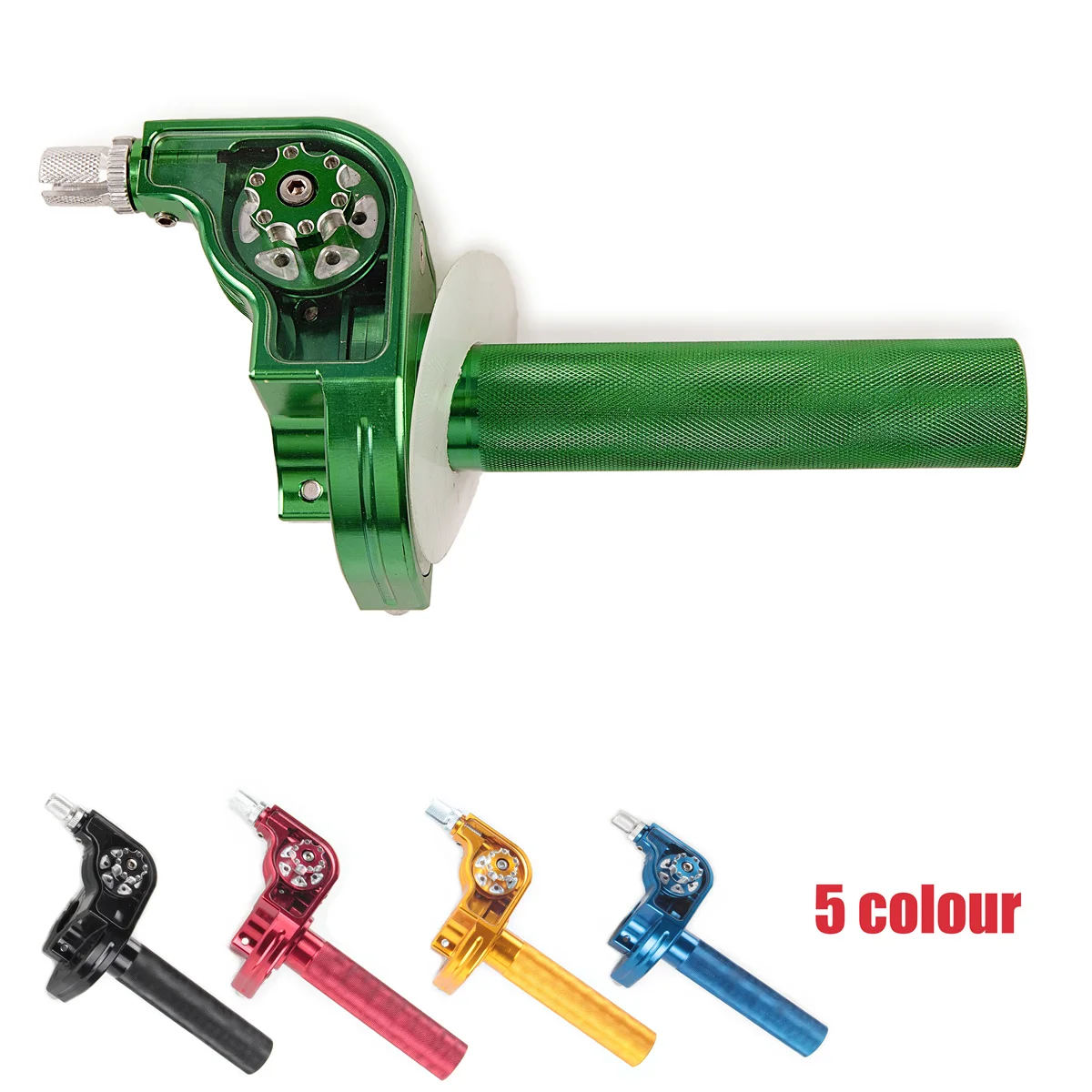 

Brand new 5 Color CNC Aluminum Motorcycle Throttle Grips 22mm Quick Handle Throttle Grips for Honda for Yamaha for Kawasaki KTM