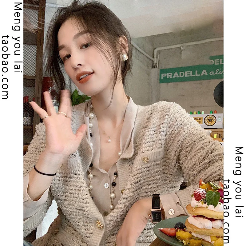 

CMAZ 2021 Autumn Winte Sweater Women Tops Knitted Pullover Korean Style Cardigan Soft Warm Pull Thick Outwear